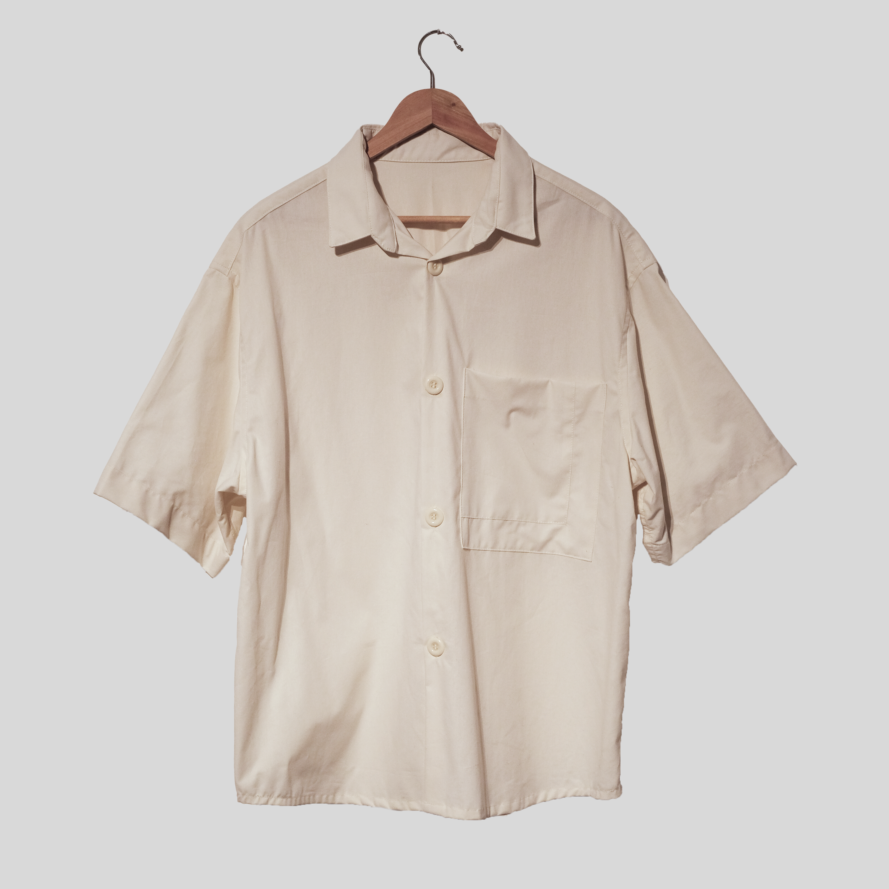 CAMISA OVER CREME